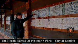 The Heroic Names Of Postman’s Park - City Of #London