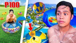 LOW BUDGET vs EXPENSIVE WATERPARK!! (Sobrang mahal)