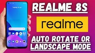 Realme 8s Auto Rotate or landscape Mode Turn on/off