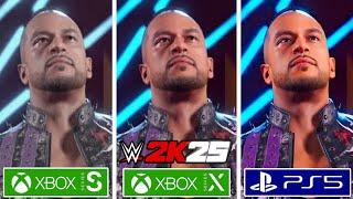 WWE 2K25 PS5 vs Xbox Series X vs Xbox Series S Graphics Comparison