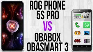 ROG Phone 5s Pro vs ObaSmart 3 (Comparativo Especial de 300 mil inscritos)