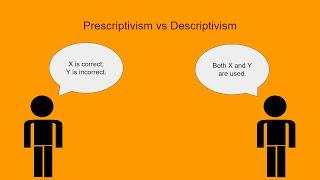 Prescriptivism vs Descriptivism: There Ain't No Correct Way Of Using A Language