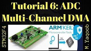 STM32F4 Discovery board - Keil 5 IDE with CubeMX: Tutorial 6 ADC Multi channels - Updated Nov 2017