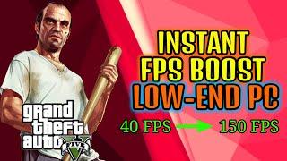 HOW TO BOOST FPS in Grand Theft Auto V on LOW END PC