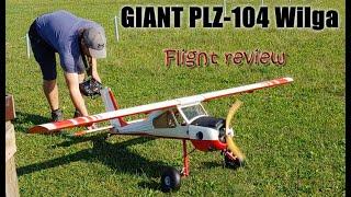 GIANT PZL-104 Wilga 2240mm ARF with Titan ZG 62cc petrol engine Flight review