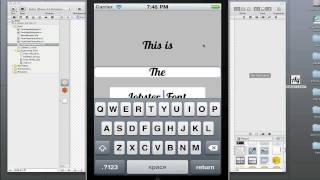 iPhone Programming - Making custom fonts with UIFont