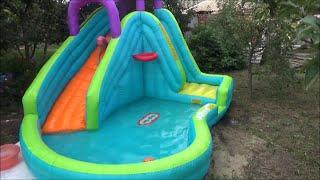 Бассейн с горкой LITTLE TIKES Игры для детей распаковка pool with slide