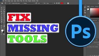 Photoshop Toolbar Missing | Reset Tools and Workspace in Photoshop