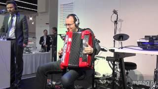 mmag.ru: Roland FR-8X digital accordion presentation @ Musikmesse 2013