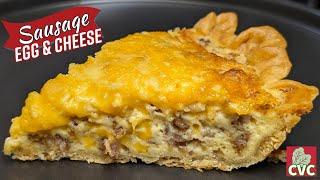 Cheesy Sausage & Egg Pie, Simple & Easy Southern Cooking