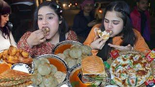 Indian Street Food Challenge | Momos, Pizza, Sandwich, Vada Pav, Kurkure Momos etc. | Food Challenge