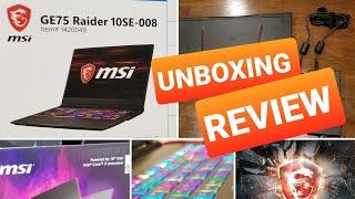 Costco MSI GE75 Raider 17 inch Gaming Laptop UNBOX + REVIEW - My new video editor laptop!