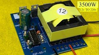 how to make simple inverter 12v To 220v , 3000W