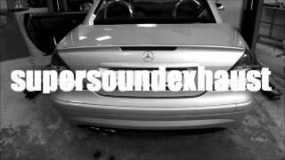 Mercedes Benz R170 SLK Edelstahl Sportauspuff Sound von supersoundexhaust.de