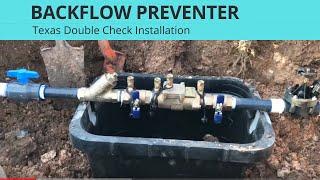 Best Way To Install A 1” Double Check Valve Backflow Preventer In Texas