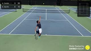 2022 Tournavus Group Stage (@southbaytennis) - Austin Conlon vs. Kaushik Donthi - L 5-7, 0-6