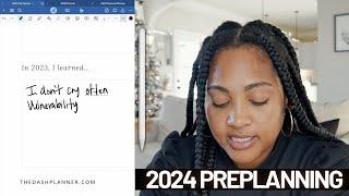 2024 PRE-PLAN WITH ME! Reflecting on 2023 and getting organized for 2024 in my digital planner! 