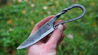 Knifemaking & Leatherworking - Forging Blacksmiths Knives (Available)