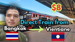 Taking new direct train from Bangkok to Vientiane August-2024