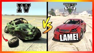 GTA 5 vs. GTA 4 | Ultimate CAR DAMAGE Comparison 