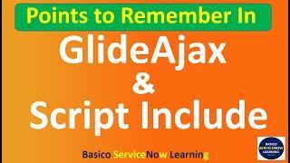 Script Include and GlideAjax ServiceNow Coding Demo with Examples | ServiceNow GlideAjax