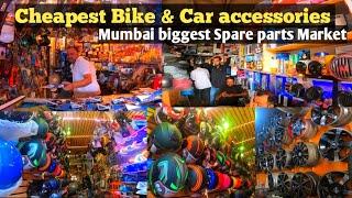 Cheapest Bike and Cars Spare Market in Mumbai | KURLA MARKET | BIKE & CARS Accessories in Mumbai