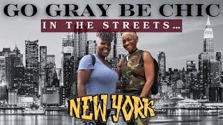 The GRAY HAIR JOURNEY - Embracing the gray in the NYC