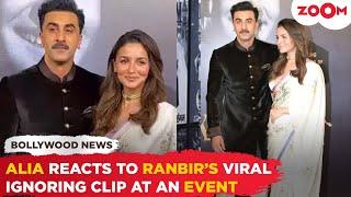 Alia Bhatt REACTS to viral TROLLS targeting Ranbir for ignoring her at Raj Kapoor film festival