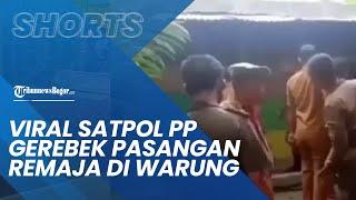 Satpol PP Gerebek 15 Pasangan ABG Mesum di Warung Berdinding Bambu, Pemilik Kafe Kena Teguran