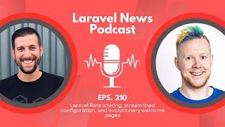 210: Laravel Rate limiting, Laravel 11 configs, Laravel welcome pages, and more