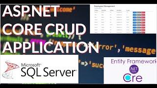 Create ASP.NET Core Web Application With SQL Server Database Connection and CRUD Operations