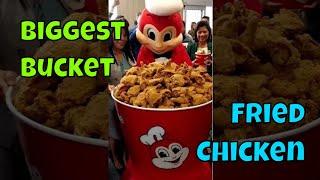 Biggest FRIED CHICKEN Bucket of Chickenjoy at Jollibee Toronto!