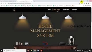 Hotel Management System | Online Room Booking System | Java Final Year Project 2024