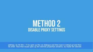 Fix: 500 Internal Privoxy Error