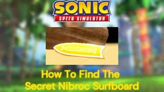 How To Find The Secret Nibroc Surfboard | Sonic Speed Simulator