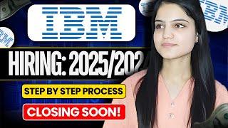 IBM Biggest Hiring Announced | OFF Campus Drive For 2025, 2024 Batch | Fresher Jobs