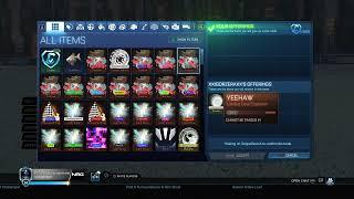 He tried to ghost scam me! Rocket league scammer pt:3