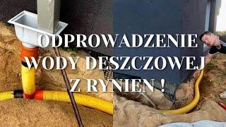 Odprowadzenie wody deszczowej z rynnien , jakich rur użyłem