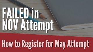 Failed in Nov Attempt? | How to Register for May/June 2023 Attempt | CA Foundation | Clarification