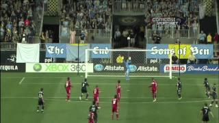 Carlos Ruiz scores left-footed volley to beat Chicago