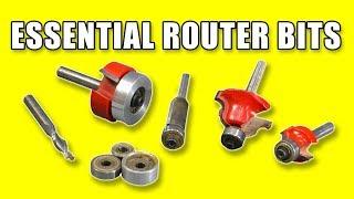 5 Essential Router Bits - Woodworking For Beginners #34