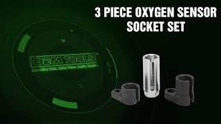 OEMTOOLS 27110 3 Piece Oxygen Sensor Socket Set