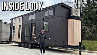 I Just Toured a PREFAB Tiny HOME and it was Way Bigger than Expected!!