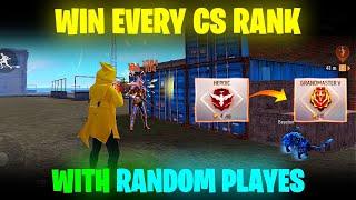 How To Win Every CS Rank With Random Players  | Cs Rank Tips And Tricks | Free Fire