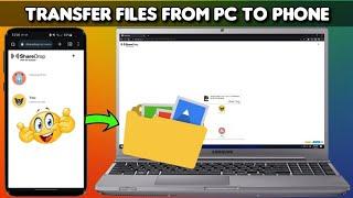 How to transfer files between PC and Android with ShareDrop alternative to Airdrop 2023