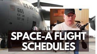 HOW TO FIND AND READ SPACE-A FLIGHT SCHEDULES | Flying Military Space-A Doesn't Have to be Difficult