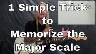 A Simple Trick to Memorize The Major Scale | Steve Stine | GuitarZoom.com