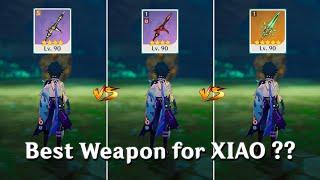 XIAO !! F2P vs BIS vs SIG !! Best Weapon for XIAO!! [ Genshin Impact ]