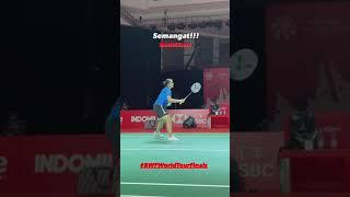 MELATI DEVA LAGI LATIHAN PAGI INI #bwfworldtourfinals #badminton #pramel