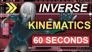 Blender 2.82 : Inverse Kinematics In 60 Seconds! (Arm Rig)